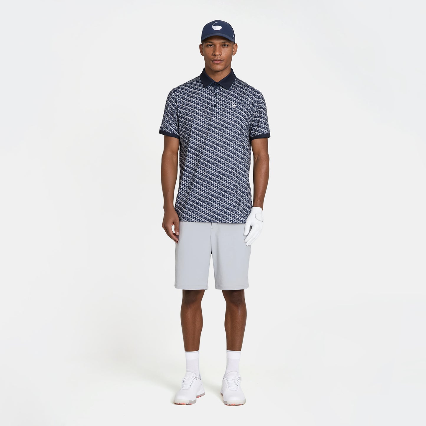 Herren Polo „All Over Print" Pro Serie