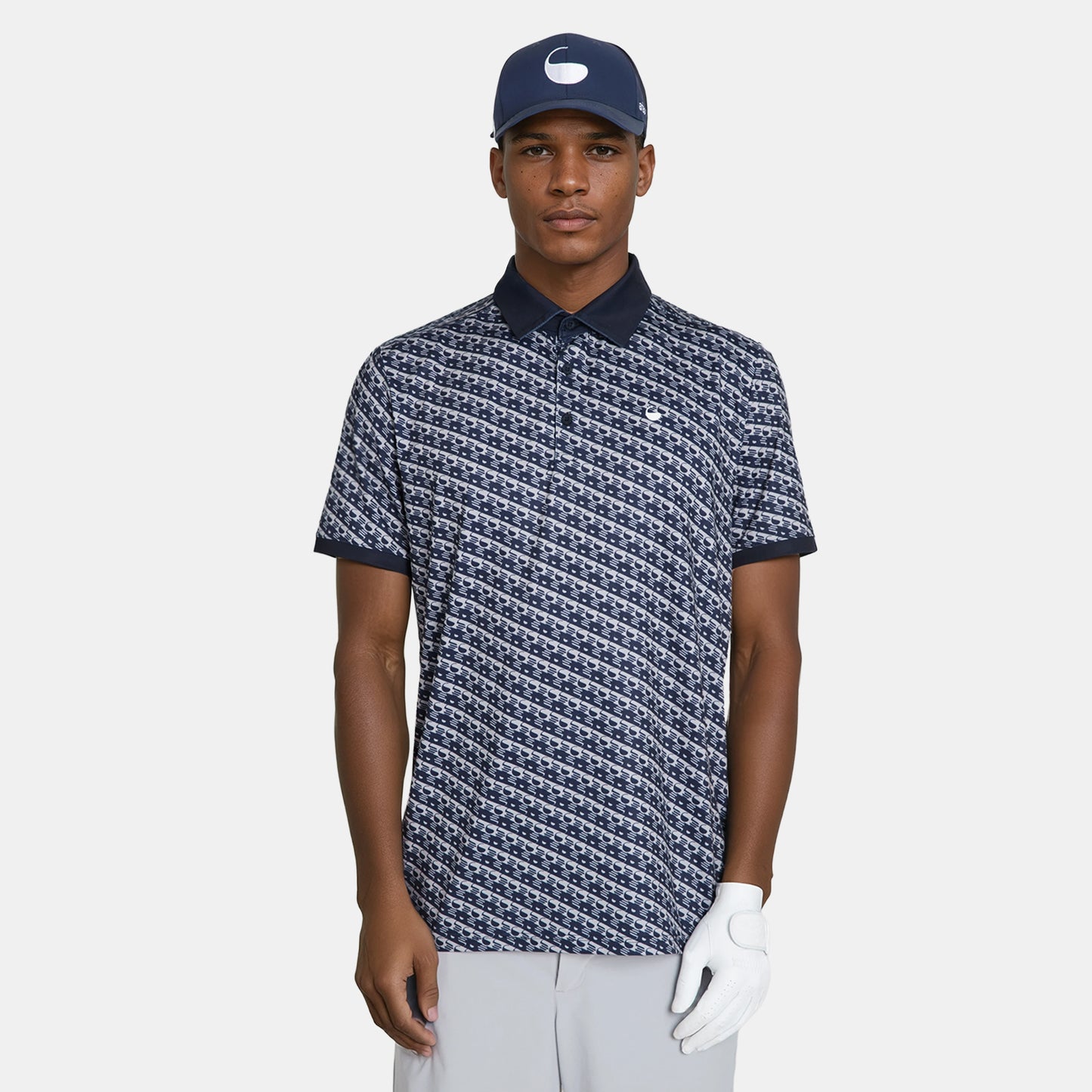 Herren Polo „All Over Print" Pro Serie