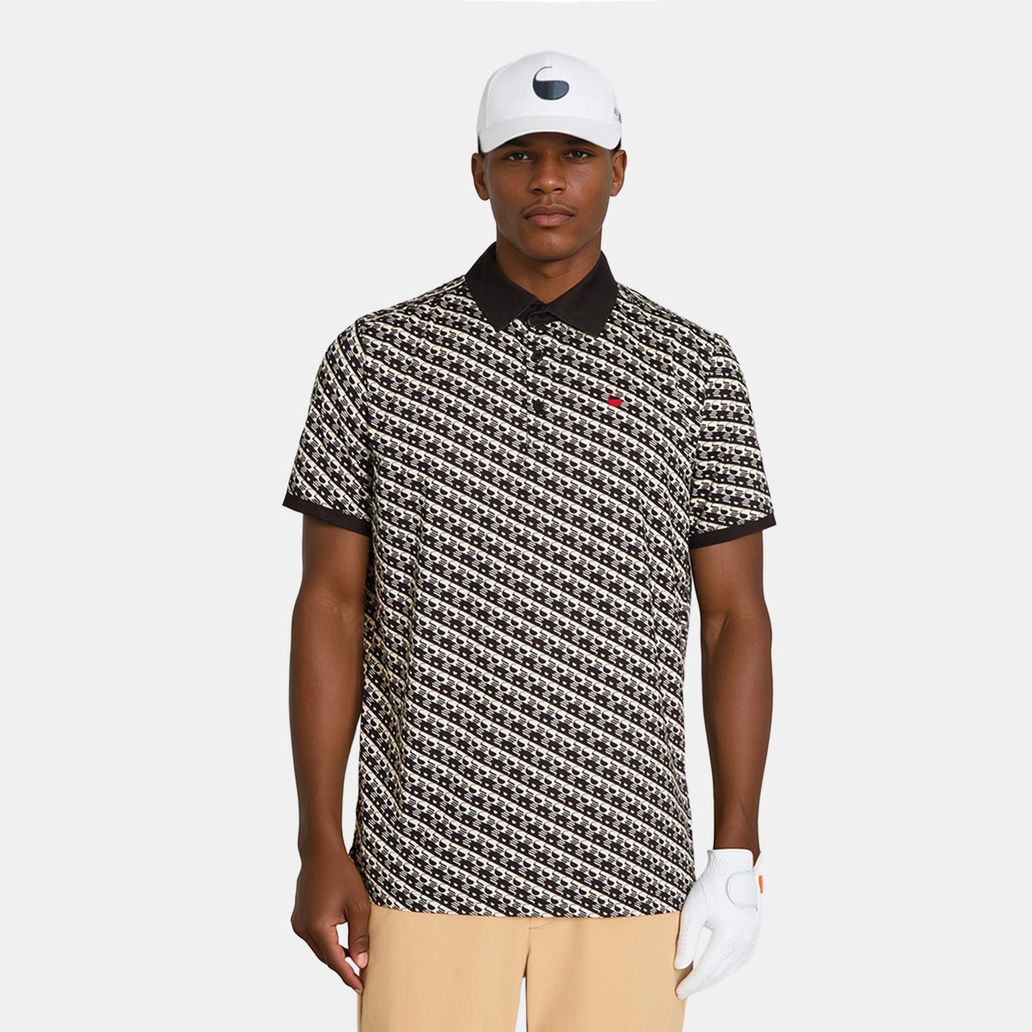 Herren Polo „All Over Print" Pro Serie