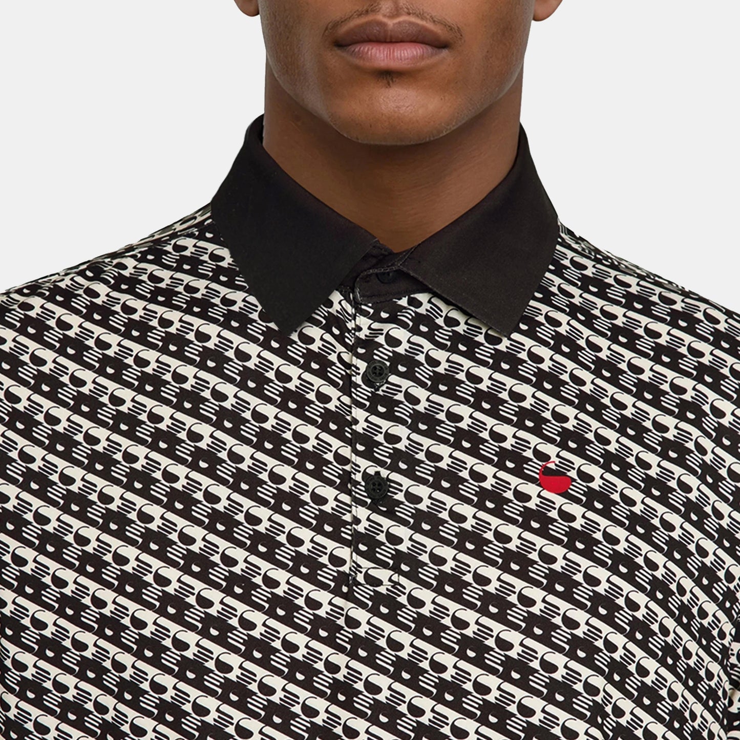 Herren Polo „All Over Print" Pro Serie