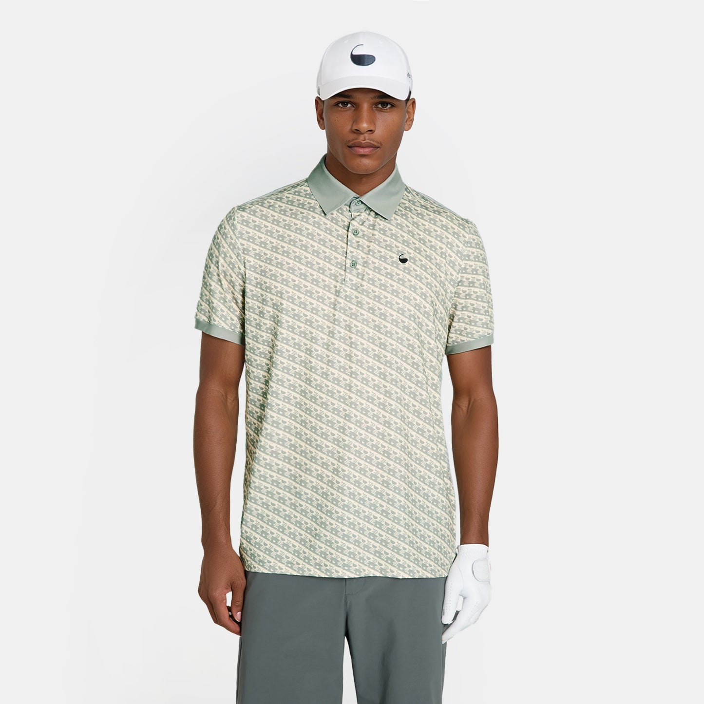 Herren Polo „All Over Print" Pro Serie