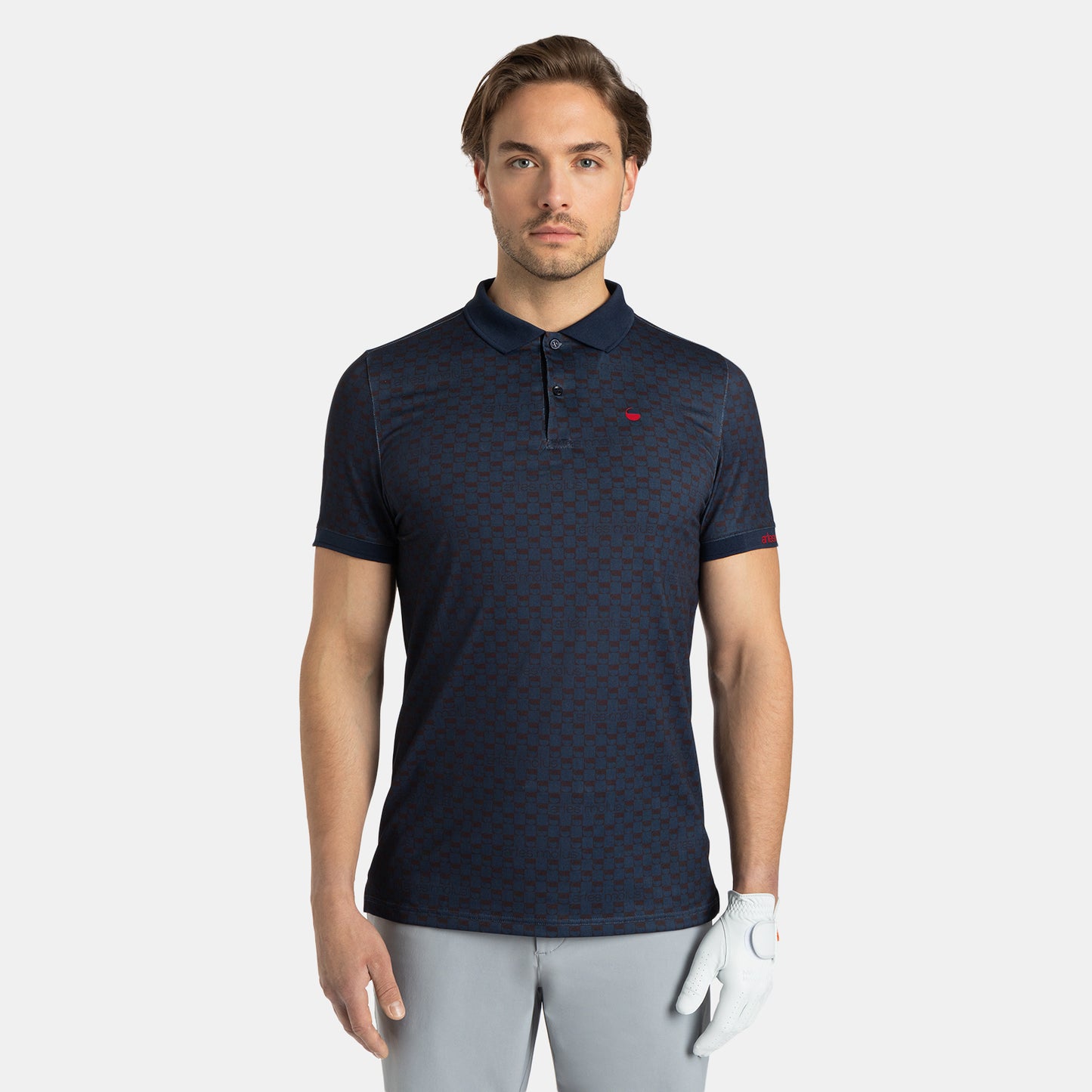 Herren Polo „All Over Print"