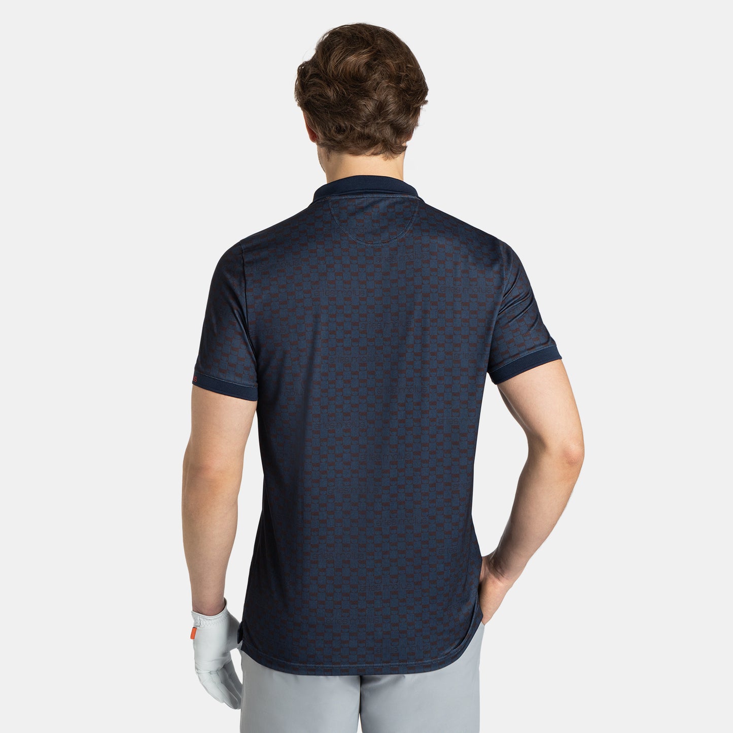 Herren Polo „All Over Print"