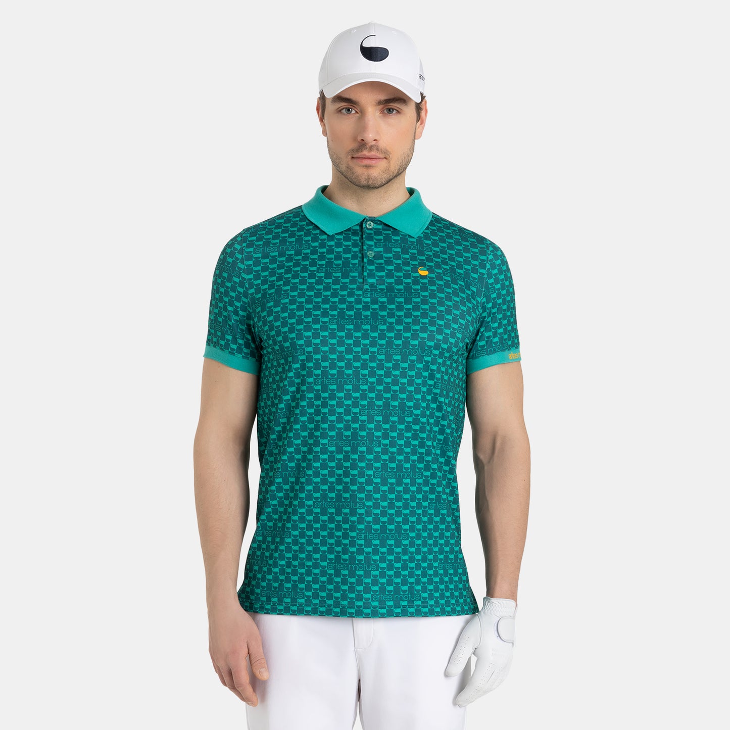 Herren Polo „All Over Print"