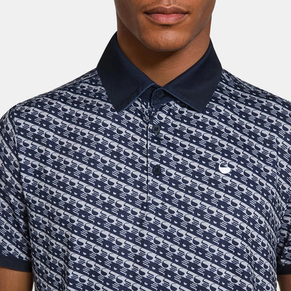 Herren Polo „All Over Print" Pro Serie
