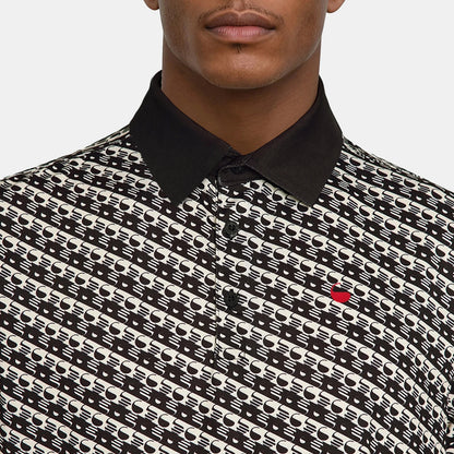 Herren Polo „All Over Print" Pro Serie